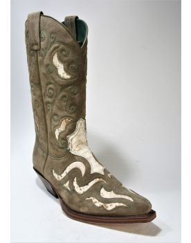 7428 Sendra Cowboystiefel Old Martens Corda Python Natural