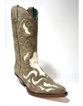 7428 Sendra Cowboystiefel Old Martens Corda Python Natural