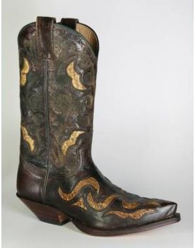 7490 Sendra Cowboystiefel Barbados Python Natural