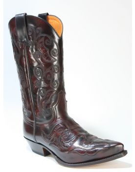 7490 Sendra Cowboystiefel Flor. Fuchsia Coco Flora 