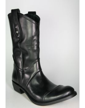 7605 Sendra Stiefel WIDE DIESEL Ciclon Negro