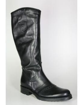 7667 Sendra Schaftstiefel Budapester Muster Negro