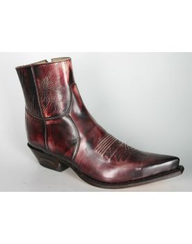 7826 Sendra Stiefelette Denver Rojo Dirty