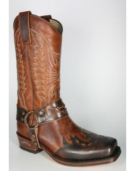 7862 Sendra Bikerboots STRONG Britnes Marron