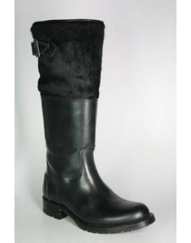 7895 Sendra Schaftstiefel Negro gefüttert