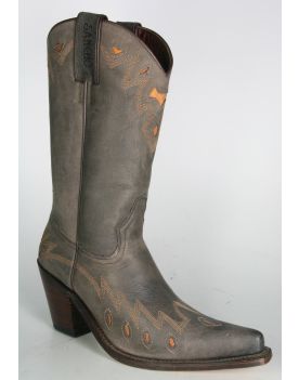 7903 Sancho Cowboystiefel Cabra Indian hoch