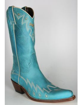 7903 Sancho Cowboystiefel Turquesa