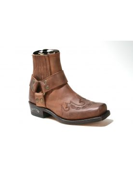 7962 Sendra Boots Bikerboots Spr. 7004 Braun