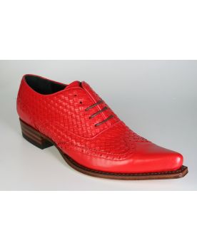 8054 Sendra Schnürschuhe geflochten Pomodoro