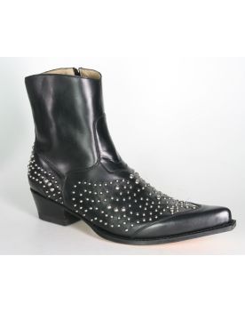 8168 Sendra Stiefeletten JAVI Negro Nieten