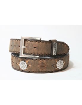 8277 Sendra Ledergürtel Mad Dog Tang mit Conchos