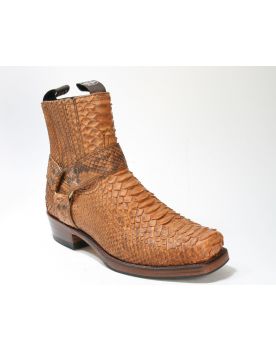 8286 Sendra Boots Python Barr Flyer Cuero Mate