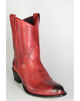 8481 Sendra Cowboystiefel Kurzschaft rot