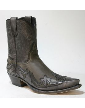 8983 Sendra Antracita Kurz-Cowboystiefel