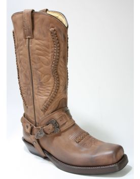 9064 Mezcalero Bikerboots Brown