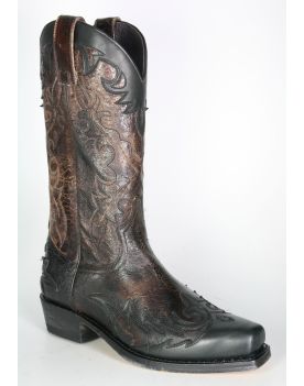 9669 Sendra Stiefel SETA Negro Barbados