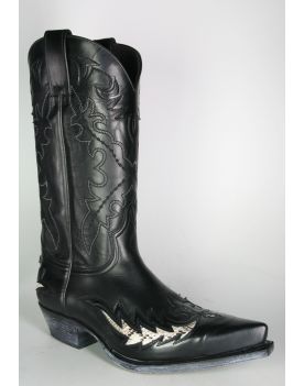 9669 Sendra Cowboystiefel Negro Python Natural