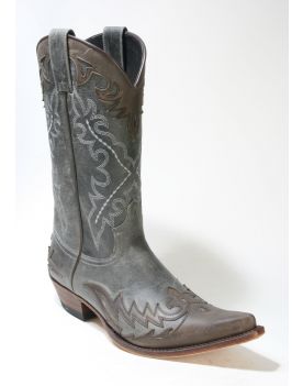 9669 Sendra Cowboystiefel Floter Dark Taupe