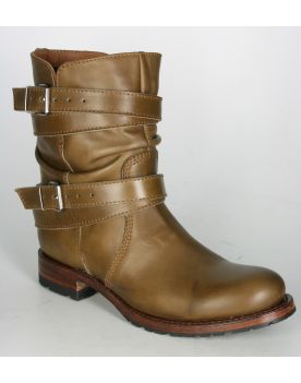 9695 Sendra Bikerboots Kurzsschaft Snowbut Oliva