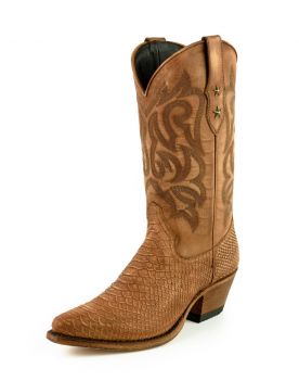 2524 Mayura Cowboystiefel Cognac Lavado