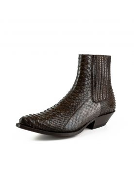 2575 MAYURA Stiefeletten Python Marron