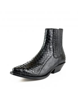 2575 MAYURA Stiefeletten Python Black