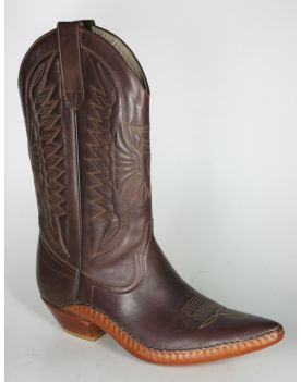 321 Don Quijote Cowboystiefel Opanke Brown