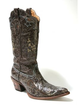 G528CP Cuadra Cowboystiefel Baby Blue Python