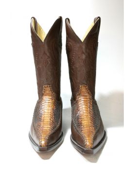 GOWEST Cowboyboots Python Brown 