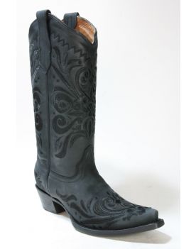 L5433 Cowboystiefel Black Corral Boots Circle G