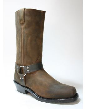 2060 OLDWEST Highway Bikerboots Brown