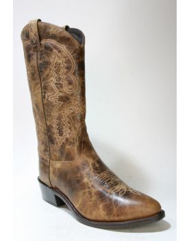 2042 OLDWEST Placerville Brown Lasy Cowboystiefel