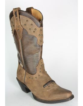 WBL-27 Stars&Stripes Cowboystiefel Brown