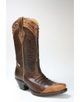 WBL-28 Stars and Stripes Cowboystiefel Brown
