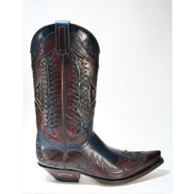 3840 Sendra Cowboystiefel Hurricane Rojo Ducados