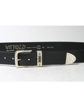 055 Vittozzi Gürtel Black