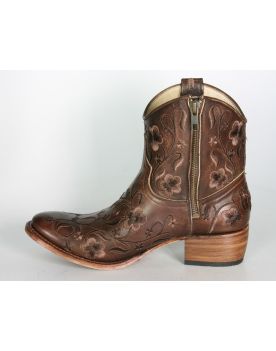 10064 Sendra Stiefelette SARA Deep Lavado Marron