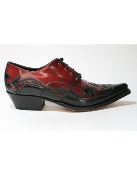 10066 Sendra Boots Schuhe Flor. Negro Flor. Cherry