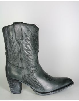 10318 Sendra Cowboystiefel Kurzschaft Donna Vibrant Grau