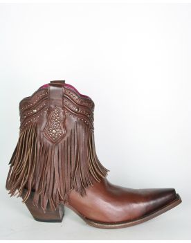 1046 Matera Fransenstiefel Trento Choco