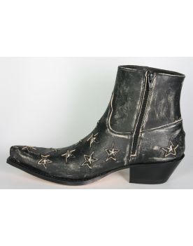 10616 Sendra Stiefelette JAVI Raspado Negro STARS