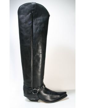 10757 Sendra Overknees Cowboystiefel Bartolo Negro