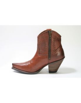 10779 Sendra Cowboy-Stiefelette Gorca Salvaje Cuoio 