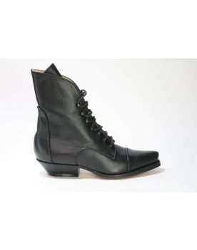 1088 TONY MORA Schnürstiefel Negro