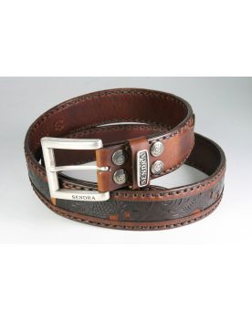 1090 Sendra Gürtel Evolution Tan Blondy Forato 