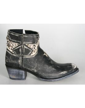 11809 Sendra Kurzstiefel Debora Alya Raspado Negro 