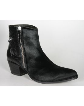 11841 Sendra Stiefelette LIA Negro Pelo Python