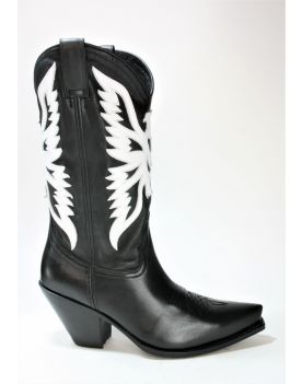 12718 Sendra Cowboystiefel GORCA Salvaje Negro