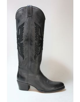 12820 Sendra Cowboystiefel Debora Rustic Grey Negro