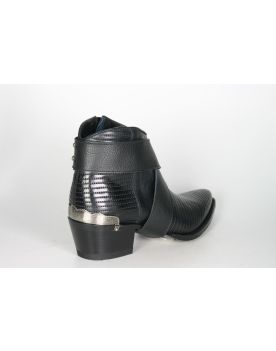 12845 Sendra Stiefelette LIA Rustic Indico Negro